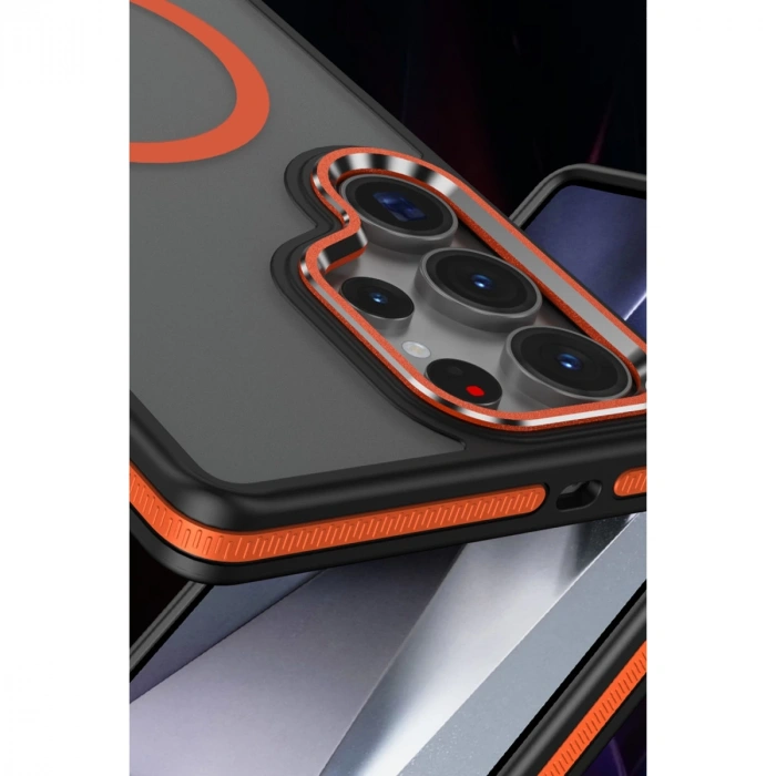 Joko Samsung Galaxy S25 Ultra Winner Magsafe Kapak - Turuncu