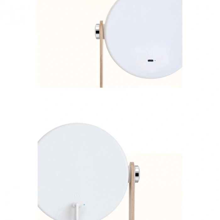 Jp-dld Kamp Lambası Görünümlü Dekoratif Gece Lambası - Beyaz