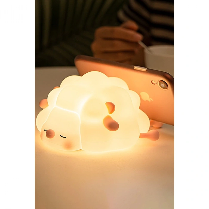 K1156 Dekoratif Gece Lambası Kuzu