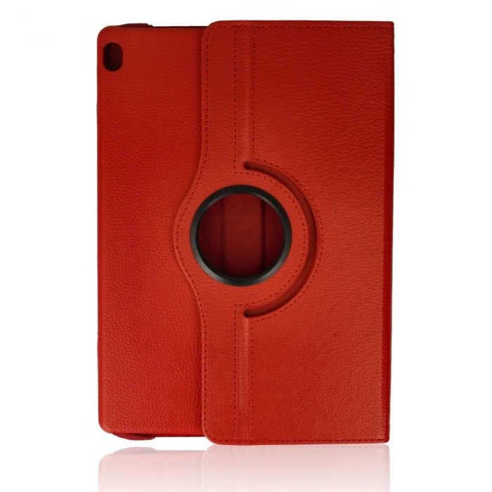 Lenovo M10 X505f Kılıf 360 Tablet Deri Kılıf - Kırmızı