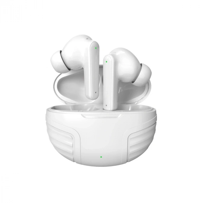 Ls-19 Aktif Gürültü Engelleyici Özellikli Bluetooth 5.4 Kablosuz Airpods Kulaklık - Beyaz