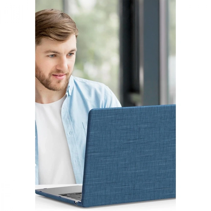 Macbook Air 15 2023 Macbook Kumaş Kapak - Lacivert