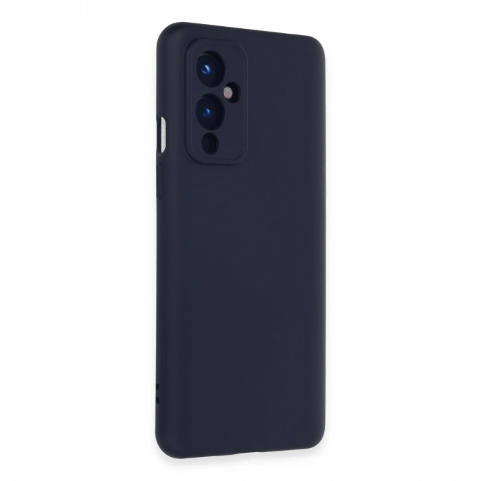 One Plus 9 Kılıf Nano İçi Kadife Silikon - Lacivert