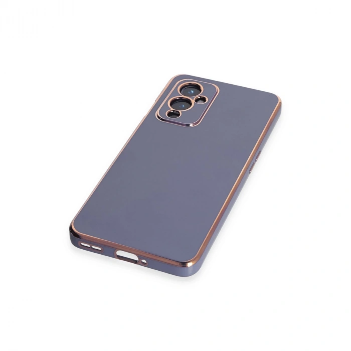One Plus 9 Kılıf Volet Silikon - Mavi