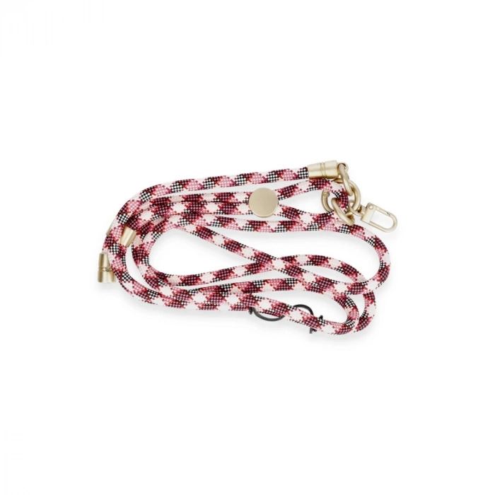 Onegif Je Desenli Boyun Askısı - Pembe