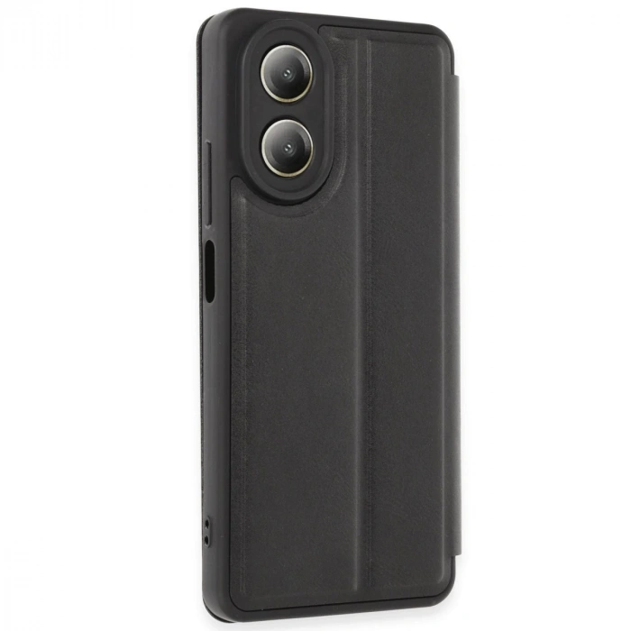 Oppo A38 Kılıf Flip Cover - Siyah