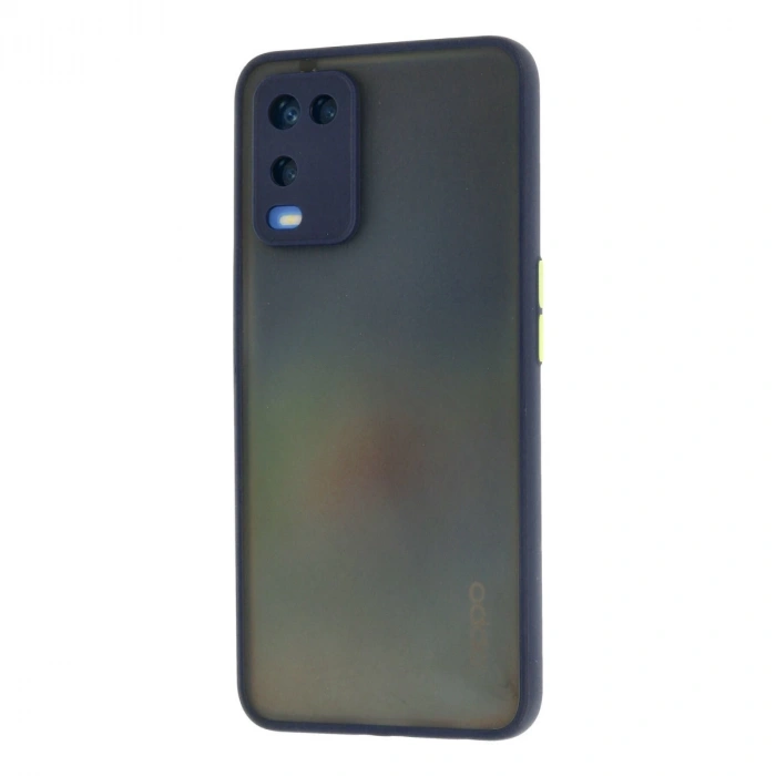 Oppo A54 4g Kılıf Montreal Silikon Kapak - Lacivert