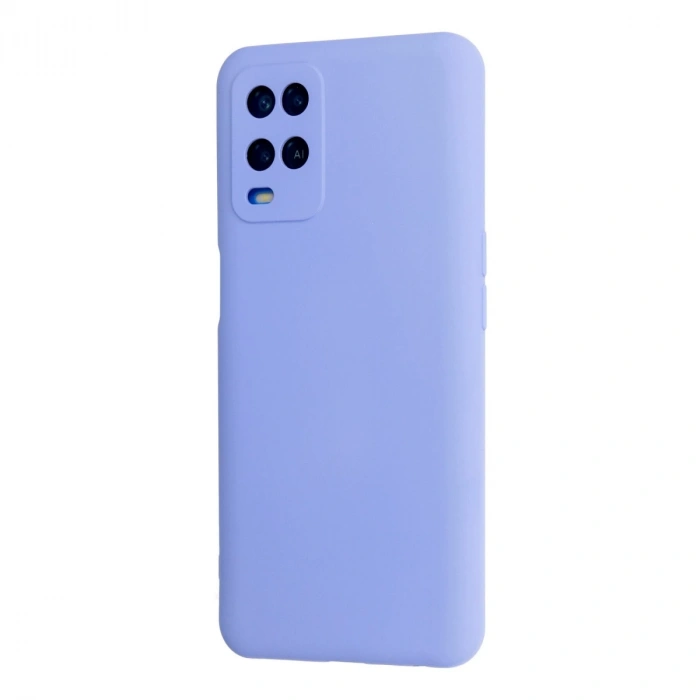 Oppo A54 4g Kılıf Nano İçi Kadife Silikon - Lila