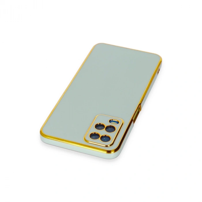 Oppo A54 4g Kılıf Volet Silikon - Açık Yeşil