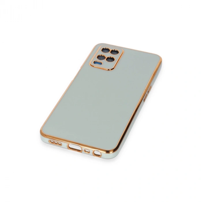 Oppo A54 4g Kılıf Volet Silikon - Açık Yeşil