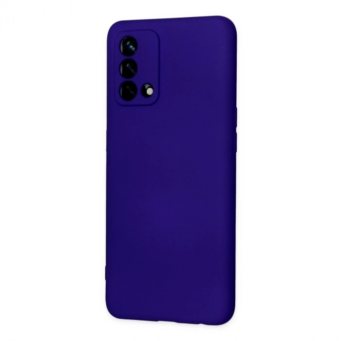 Oppo A74 4g Kılıf Nano İçi Kadife Silikon - Mor