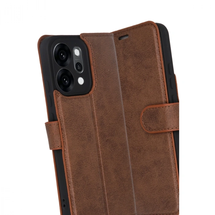 Oppo Reno 14 Trend S Plus Kapaklı Kılıf - Taba