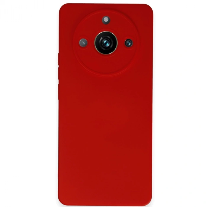 Realme 11 Pro Kılıf Nano İçi Kadife Silikon - Kırmızı
