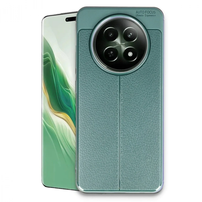 Realme 12 5g Kılıf Auto Focus Kapak - Koyu Yeşil