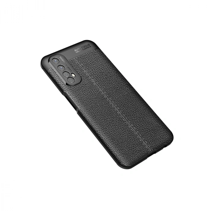 Realme 7 Kılıf Auto Focus Kapak - Siyah