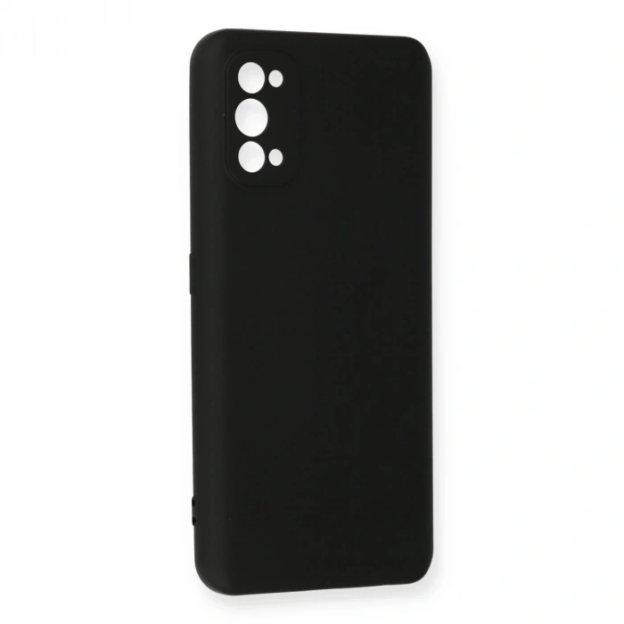 Realme 7 Pro Kılıf Nano İçi Kadife Silikon - Siyah
