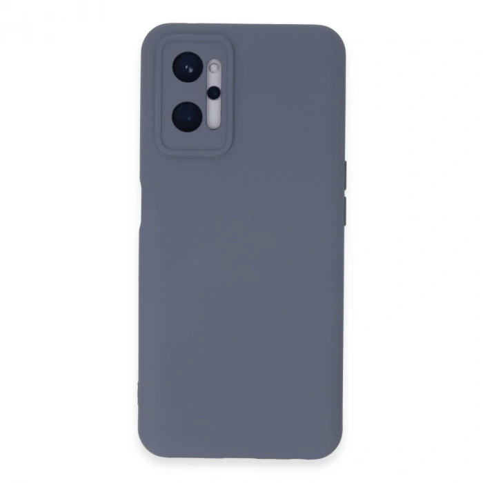 Realme 9i 4g Kılıf Nano İçi Kadife Silikon - Gri