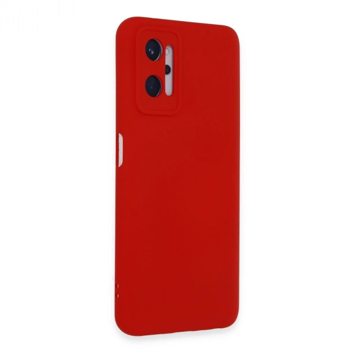 Realme 9i 4g Kılıf Nano İçi Kadife Silikon - Kırmızı