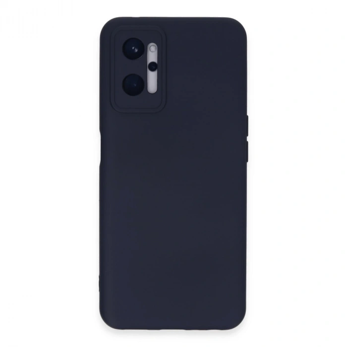 Realme 9i 4g Kılıf Nano İçi Kadife Silikon - Lacivert