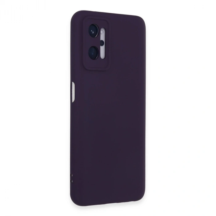 Realme 9i 4g Kılıf Nano İçi Kadife Silikon - Mor