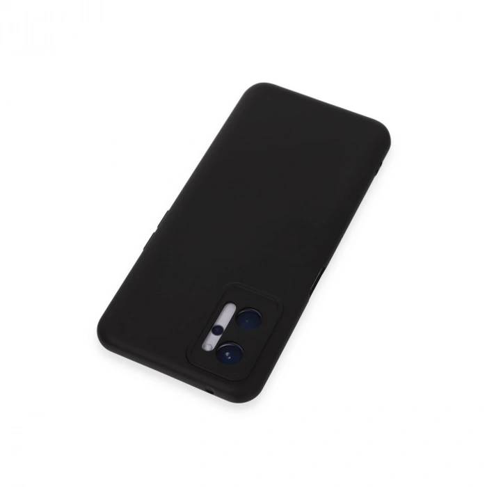 Realme 9i 4g Kılıf Nano İçi Kadife Silikon - Siyah