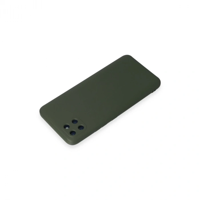 Realme C11 Kılıf Nano İçi Kadife Silikon - Koyu Yeşil