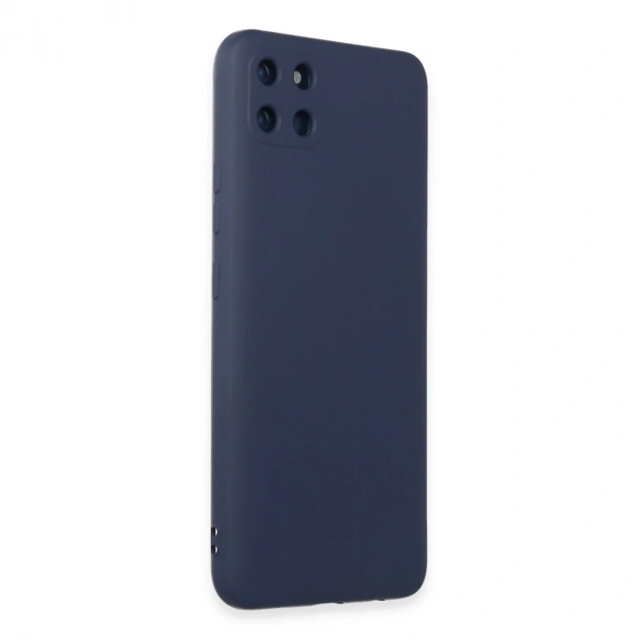 Realme C11 Kılıf Nano İçi Kadife Silikon - Lacivert