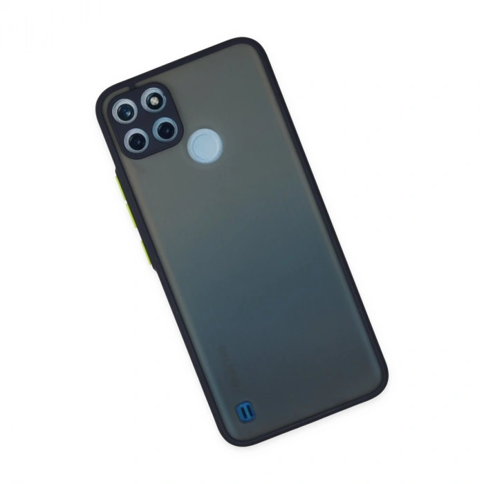 Realme C21y Kılıf Montreal Silikon Kapak - Lacivert