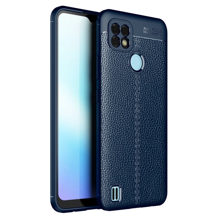 Realme C25 Kılıf Auto Focus Kapak - Lacivert