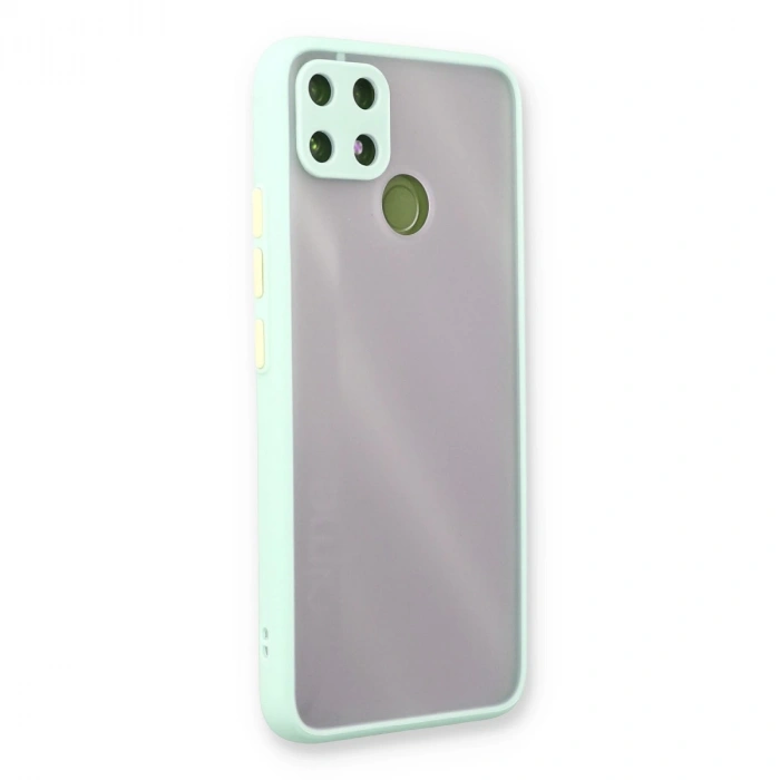 Realme C25 Kılıf Montreal Silikon Kapak - Turkuaz