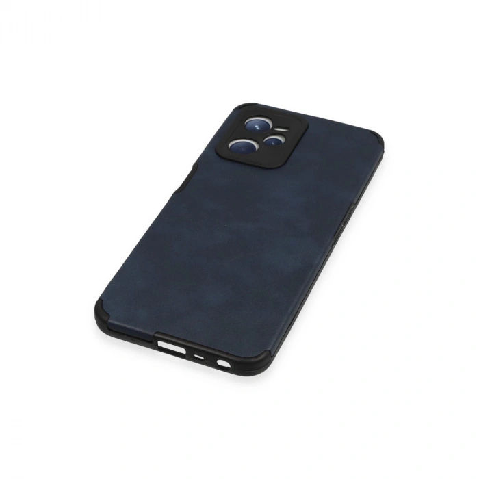 Realme C35 Kılıf Loop Deri Silikon - Lacivert
