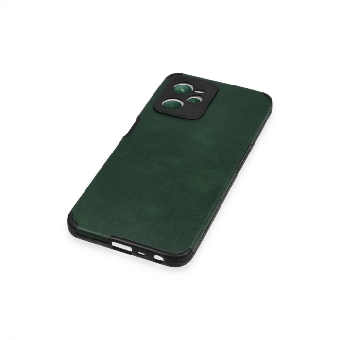 Realme C35 Kılıf Loop Deri Silikon - Yeşil