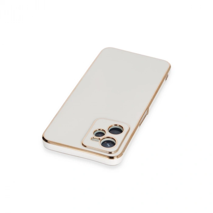 Realme C35 Kılıf Volet Silikon - Beyaz