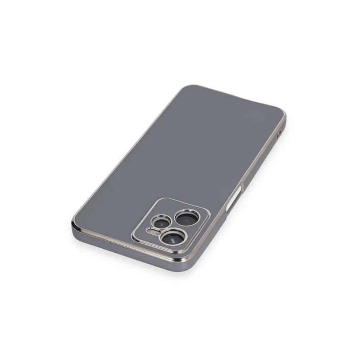 Realme C35 Kılıf Volet Silikon - Mavi