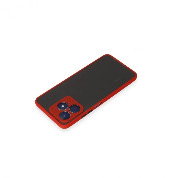 Realme C53 Kılıf Montreal Silikon Kapak - Kırmızı