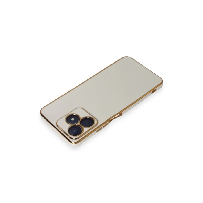 Realme C53 Kılıf Volet Silikon - Beyaz