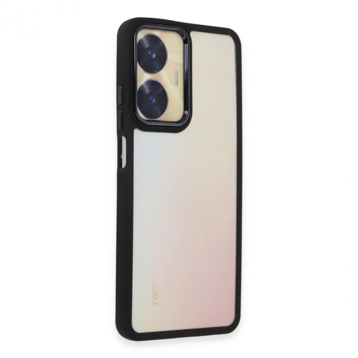 Realme C55 Kılıf Dora Kapak - Siyah