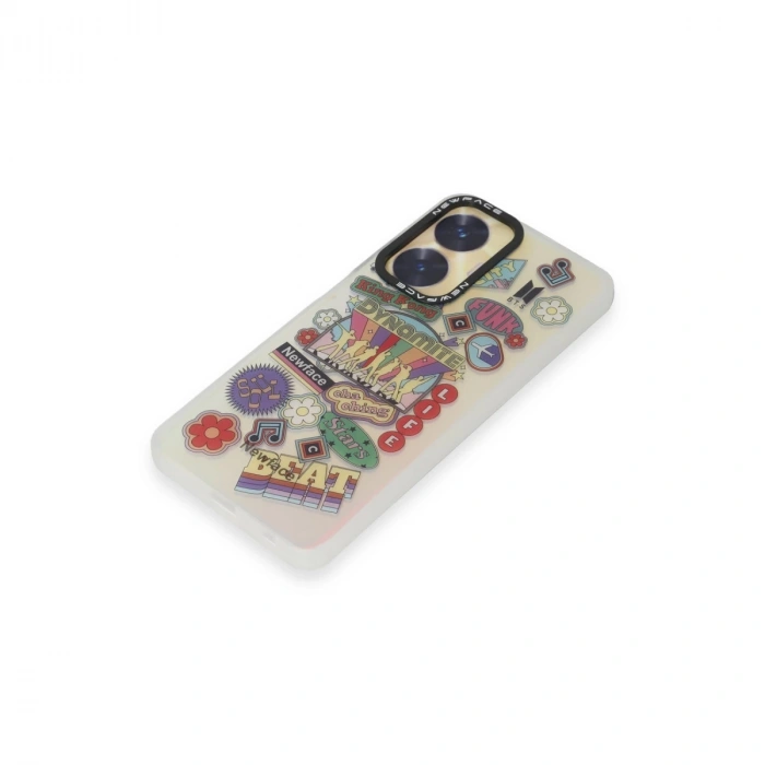 Realme C55 Kılıf Estoril Desenli Kapak - Estoril - 14