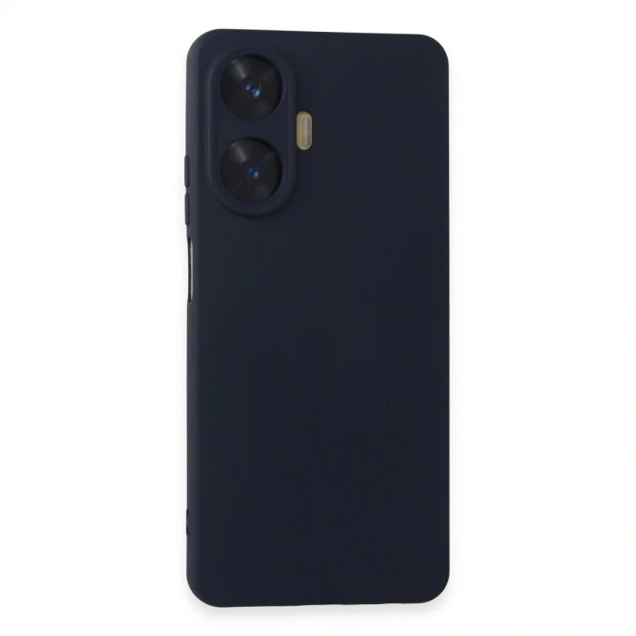 Realme C55 Kılıf Nano İçi Kadife Silikon - Lacivert