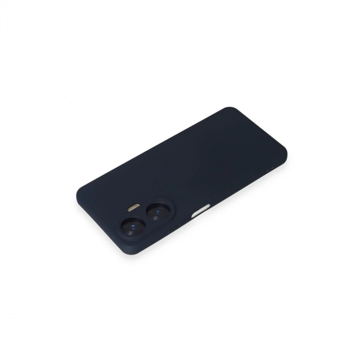 Realme C55 Kılıf Nano İçi Kadife Silikon - Lacivert