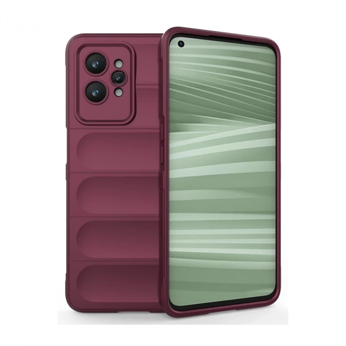 Realme Gt2 Pro 5g Kılıf Optimum Silikon - Bordo