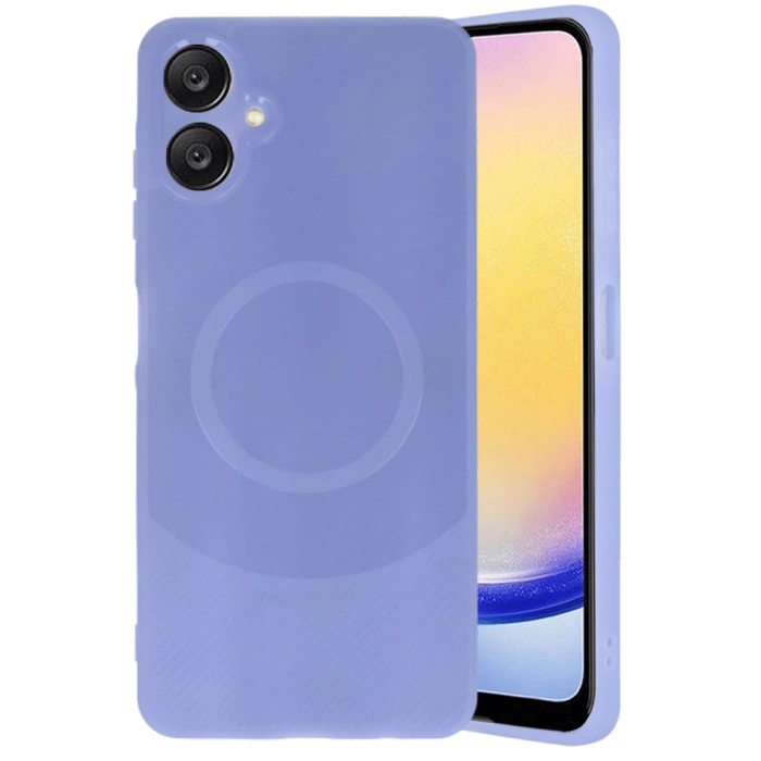 Samsung A06 Kılıf Maya Karbon Kapak - Lila