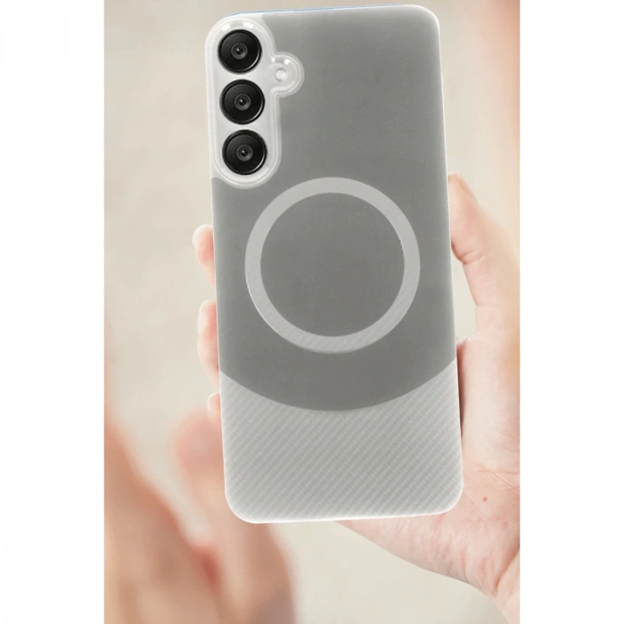 Samsung A56 Kılıf Maya Karbon Kapak - Siyah