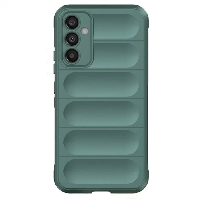 Samsung A56 Kılıf Optimum Silikon - Koyu Yeşil