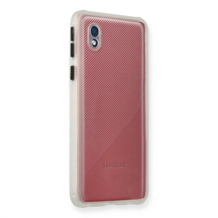Samsung Galaxy A01 Core Kılıf Miami Şeffaf Silikon - Şeffaf
