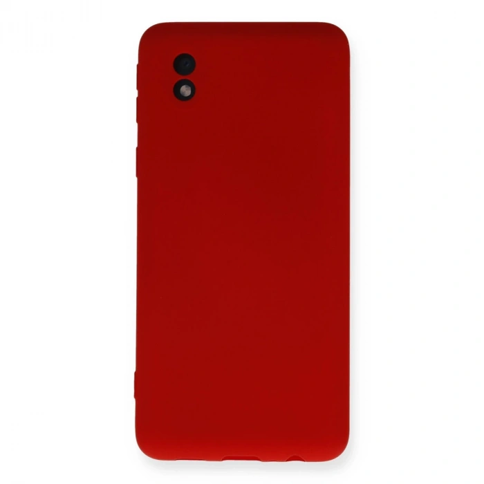 Samsung Galaxy A01 Core Kılıf Nano İçi Kadife Silikon - Kırmızı