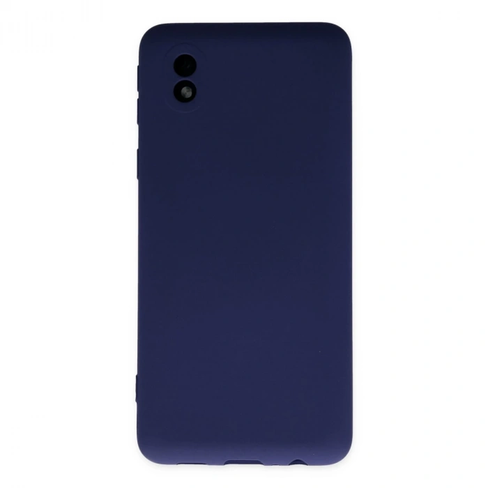 Samsung Galaxy A01 Core Kılıf Nano İçi Kadife Silikon - Lacivert