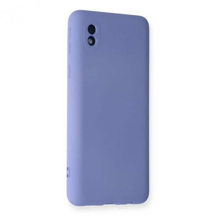 Samsung Galaxy A01 Core Kılıf Nano İçi Kadife Silikon - Lila