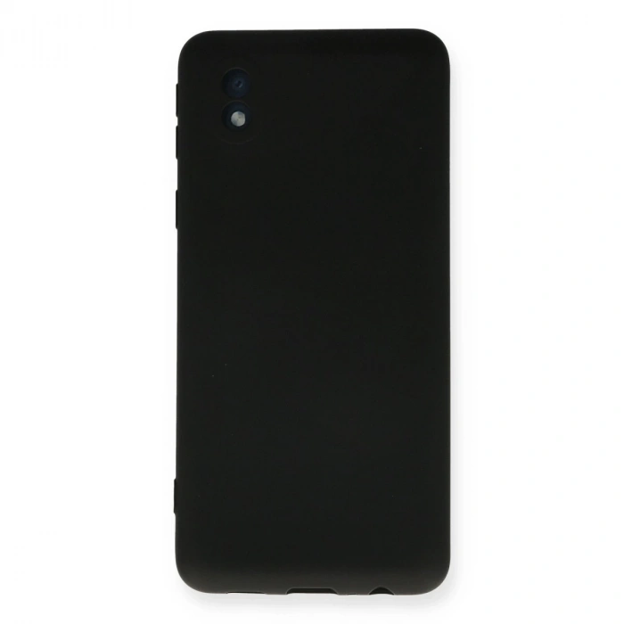 Samsung Galaxy A01 Core Kılıf Nano İçi Kadife Silikon - Siyah