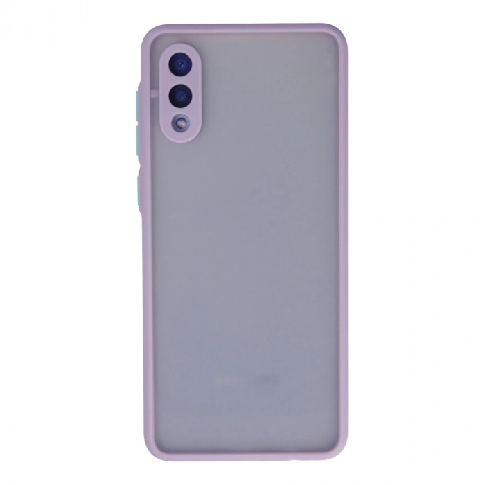 Samsung Galaxy A02 Kılıf Montreal Silikon Kapak - Mor